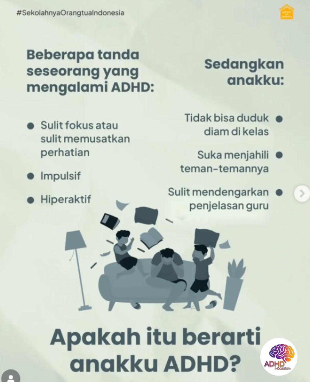 Ciri dan Gejala ADHD pada Anak Usia Dini di Provinsi Sumatera Selatan
